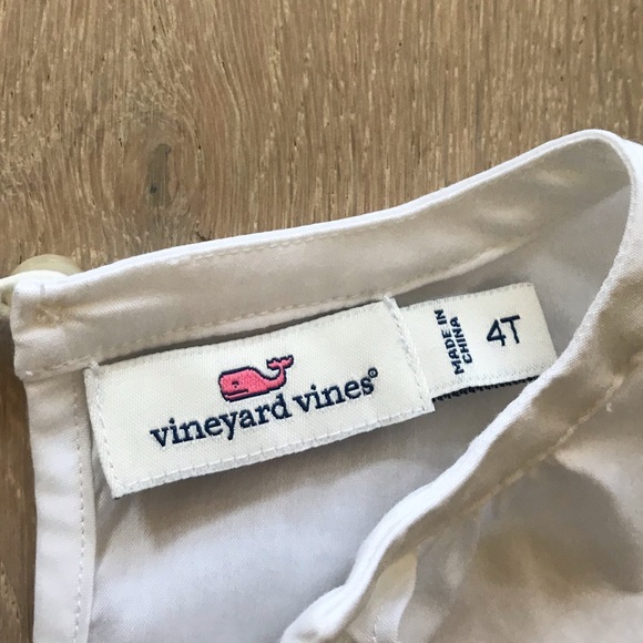 Vineyard Vines White Ruffle Shirt - Picture 5 of 7